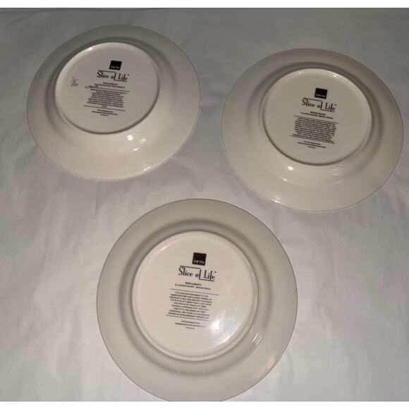 PTS International Slice Of Life Collection 3 Plates Miss Liberty, White House, S - Picture 5 of 5